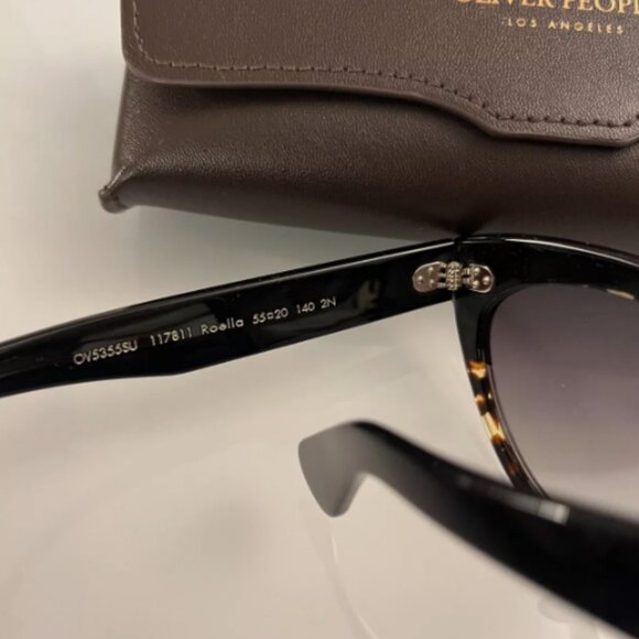 OLIVER PEOPLES ROSLLA 55mm SUN in Grey Gradient MSRP$492 GLAMOROUS STYLE main image 14